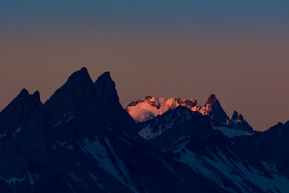 Les Aiguilles d'Arves et la Meije