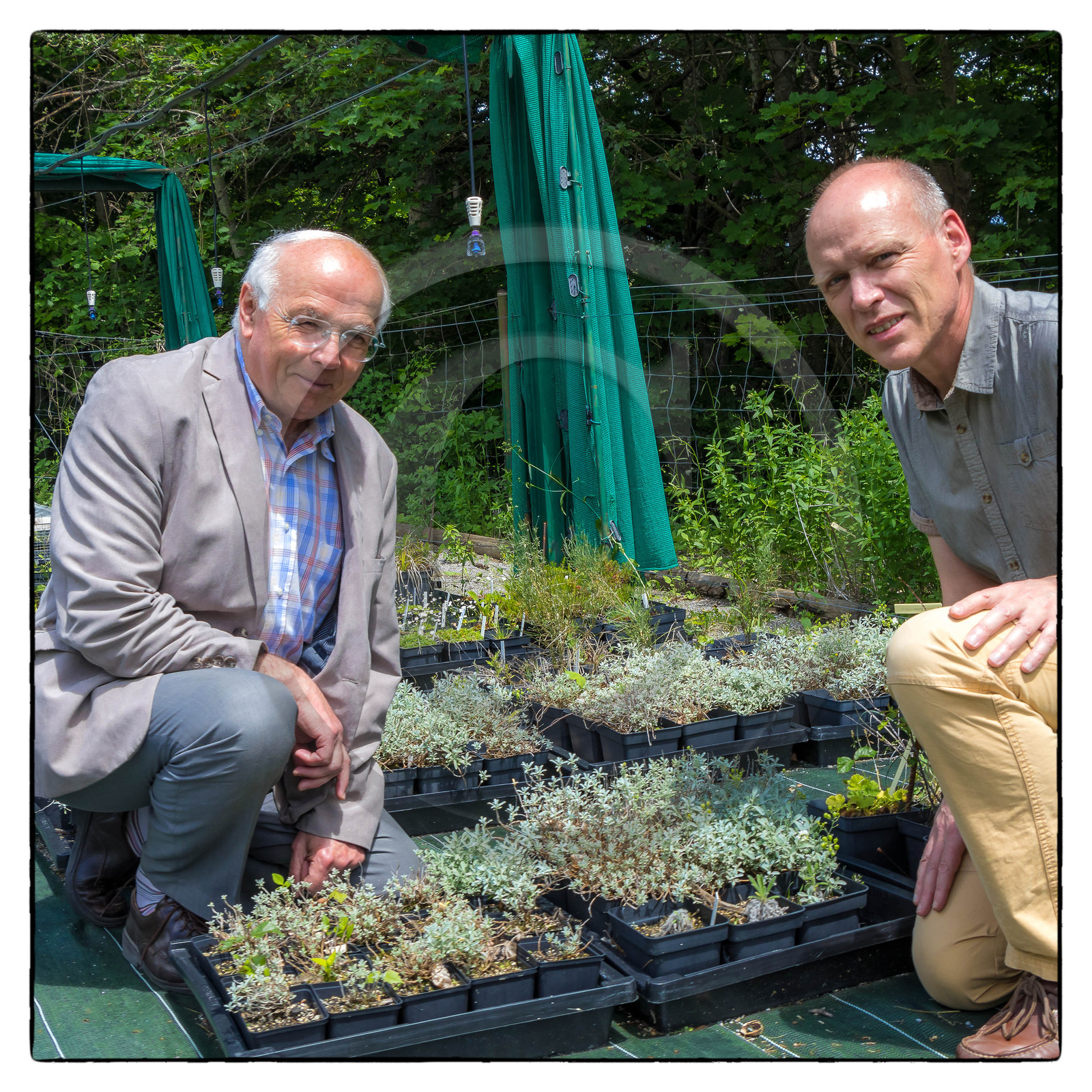 Conservatoire botanique national alpin,  Claude Boutron et Bertrand Liénard