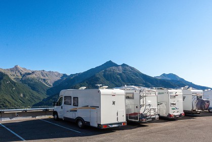 Orcières 1850, aire de camping car