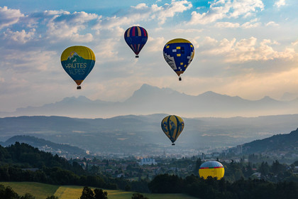 Gap, vol en montgolfière