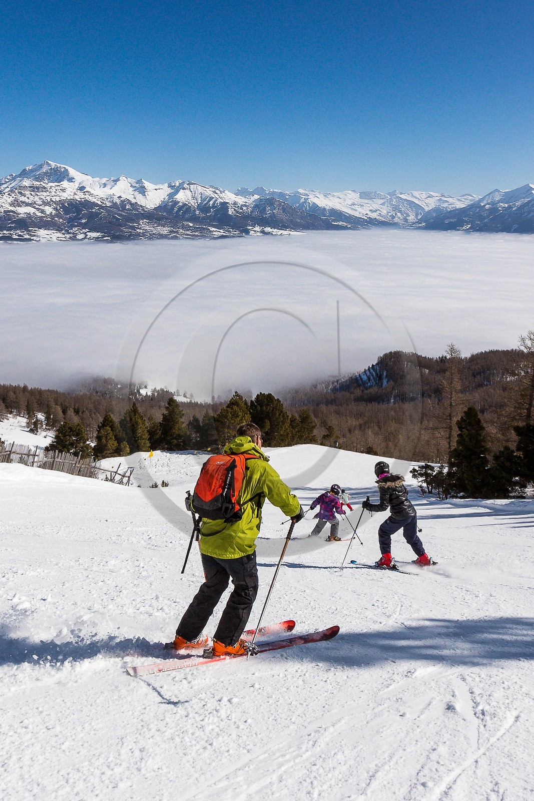 vallée du Champsaur, station de ski de Laye-en-Champsaur