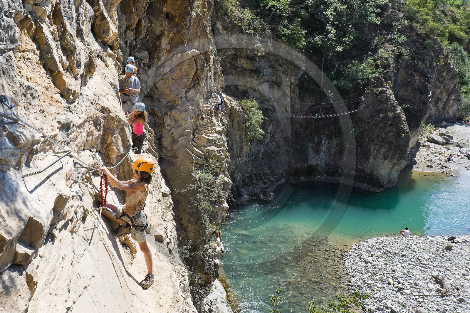 Via ferrata des gorges de la Durance
