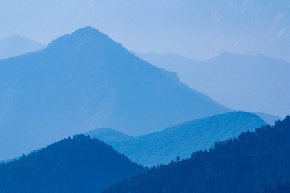 Les Monges, du col de la Pinée