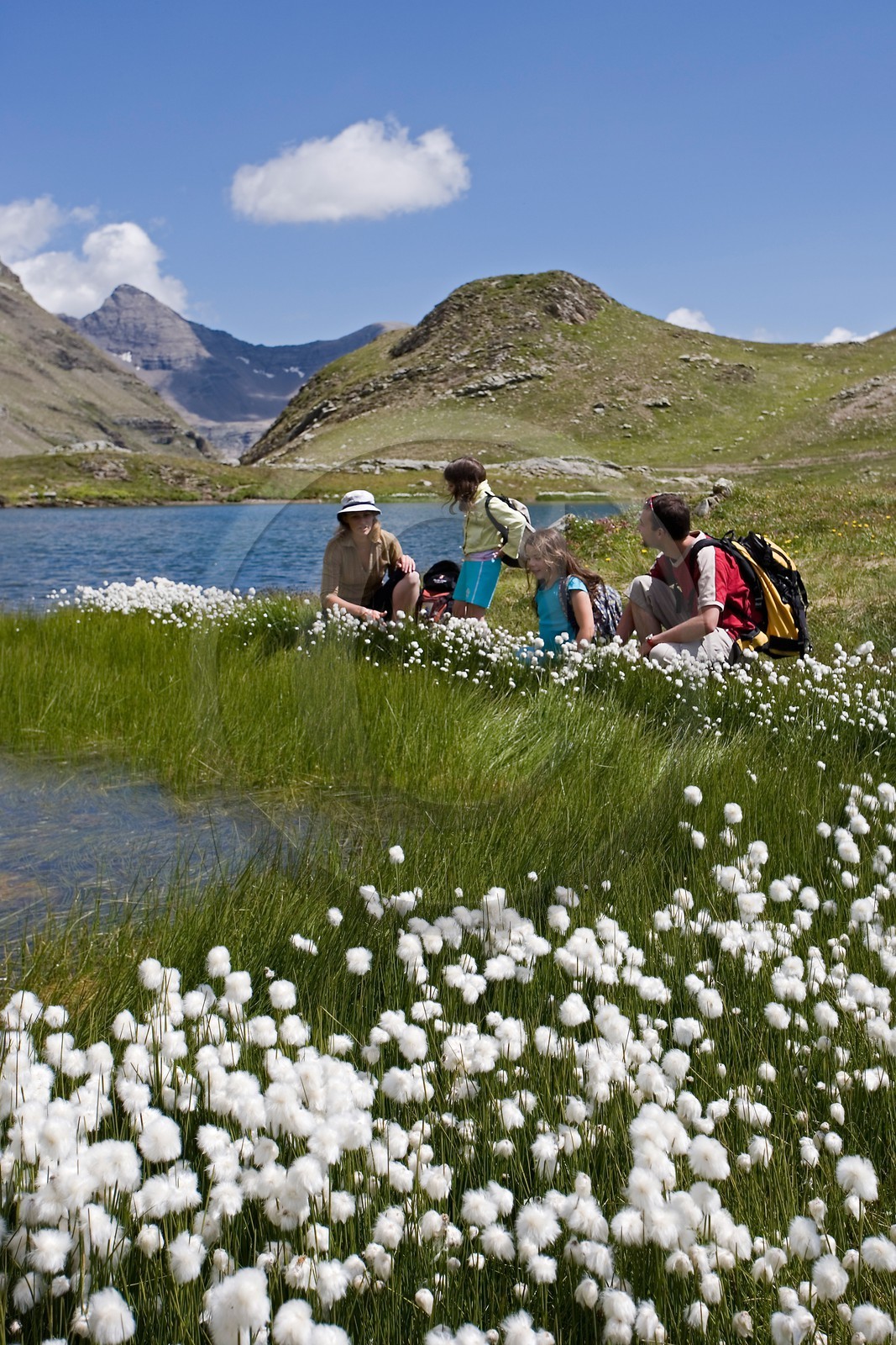 Orcières 1850, randonnée famille