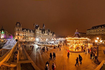 Paris sur glace, parvis de l'Hôtel-de-Ville, saison 2011-2012