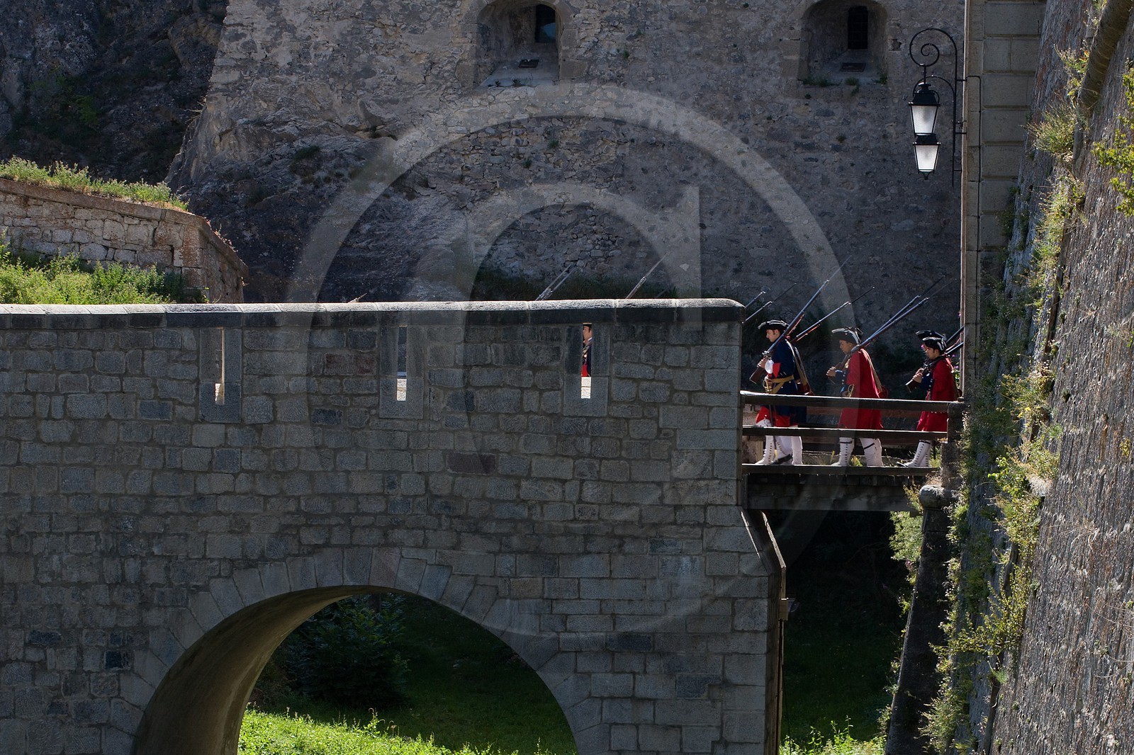 Briançon, l'association Les regiments du passé reconstituent la vie civile et militaire