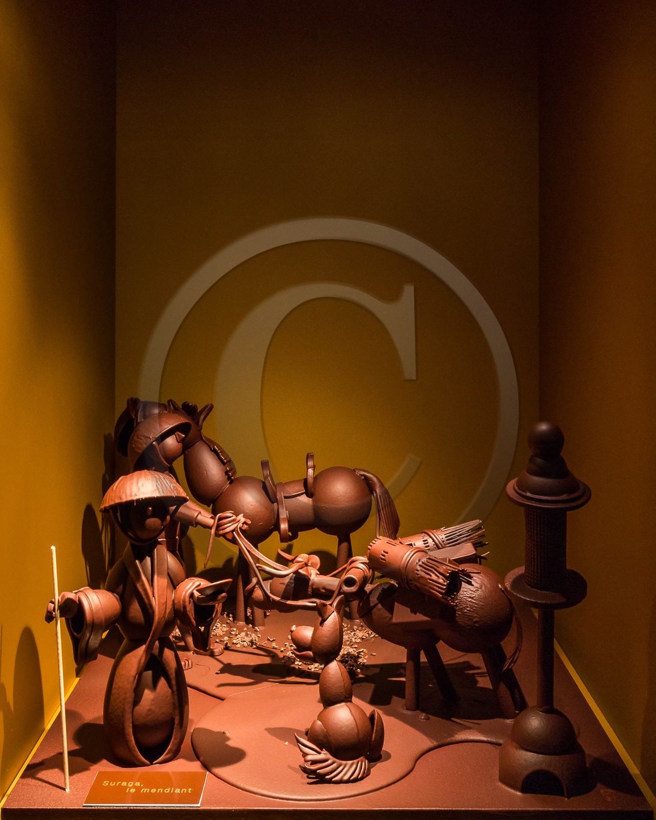 Exposition Influences, Petite histoire de l'art en chocolat par Luc Eyriey