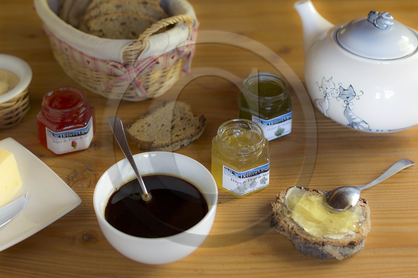 Confiture de génépi, fleur de mélèze, fleur de sureau