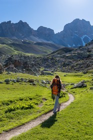 vallon de l'Orrenaye, la Tête de Moïse et les Aiguilles de l'Orrenaye
