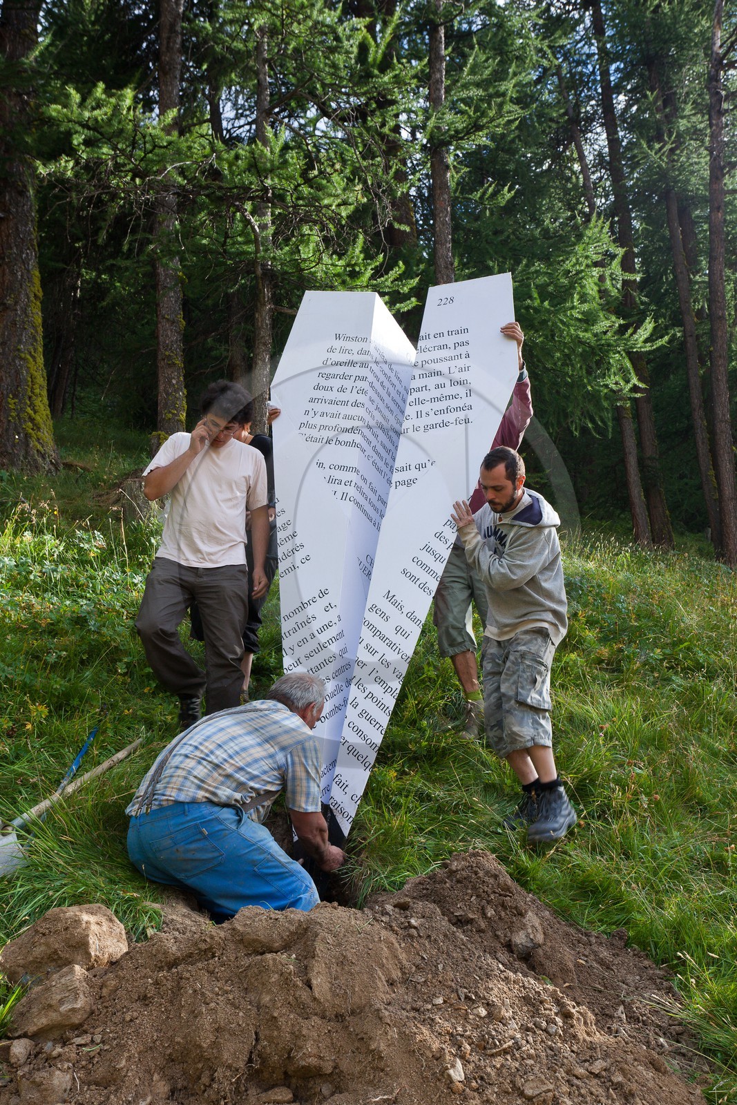Sentiers Art et Nature Queyras et Val Varaita, Luciano di Rosa