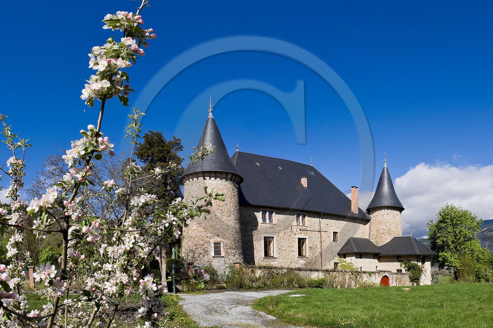 Château de Picomtal,  les jardins du château
