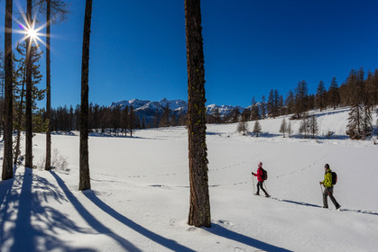 Randonnée en raquettes à neige