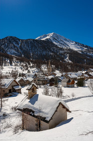 Vallée de la Clarée, village de Névache