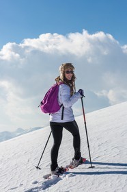 vallée de l'Ubaye, randonnée en raquettes à neige