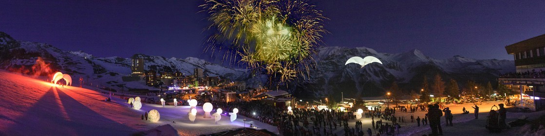 Hautes-Alpes, 05, Champsaur valley, ski resort of Orcieres 1850
