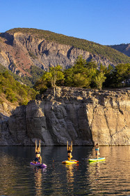 Yoga sur paddle, Serre-Ponçon Aloha