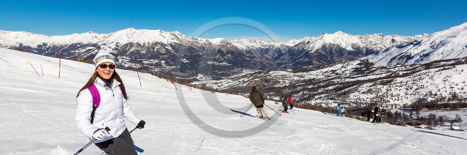 La station de ski Sauze Super-Sauze est une station village située entre 1400 et 2400 m