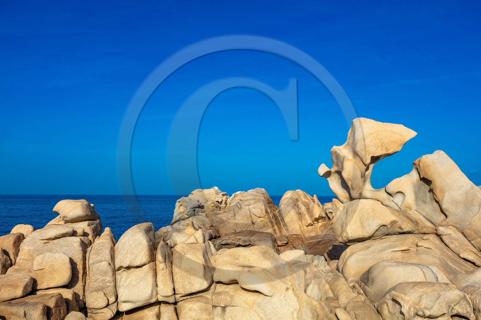 Taffoni, rochers de granit à Campomoro