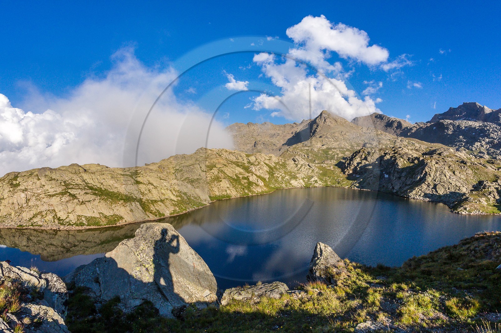 col du Longet,  Lac Bes supérieurr et Tête des Toillies