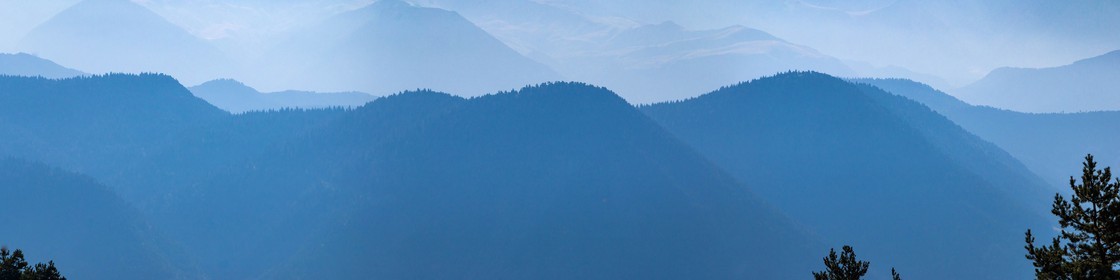 Les Monges, du col de la Pinée