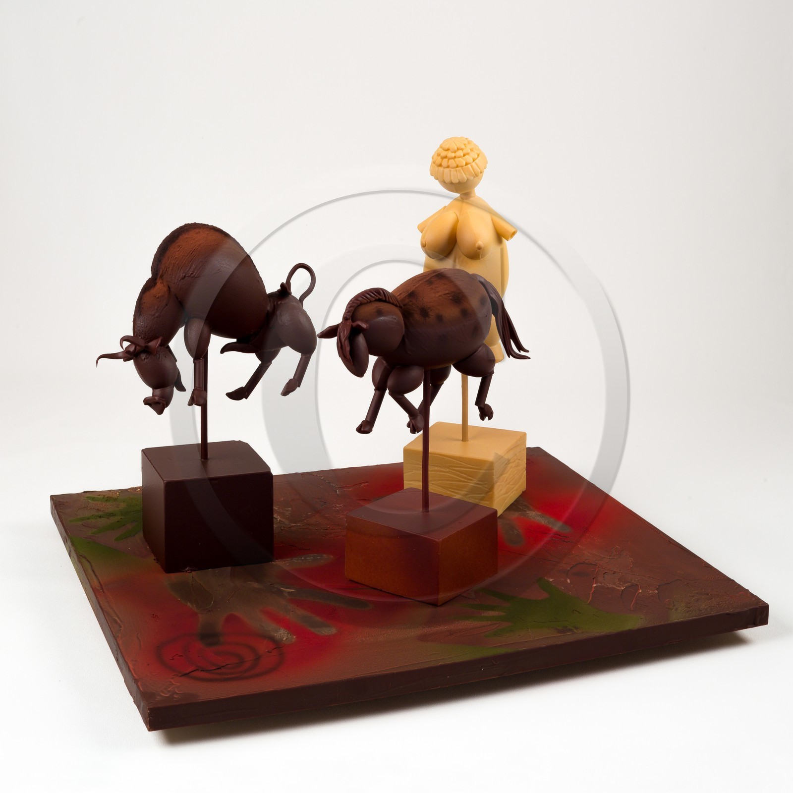 Exposition Influences, Petite histoire de l'art en chocolat par Luc Eyriey