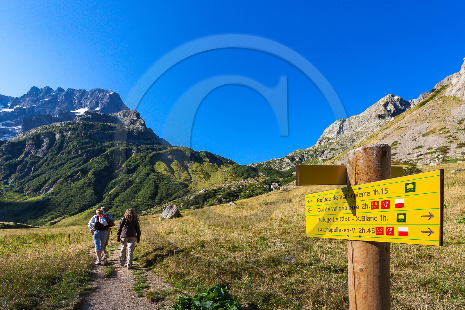 Randonnée pédestre vers le refuge de Vallonpierre