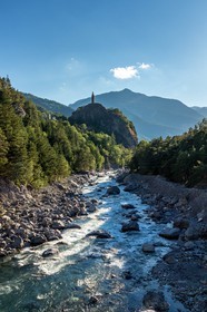 Rivière l'Ubaye à Méolans-Revel