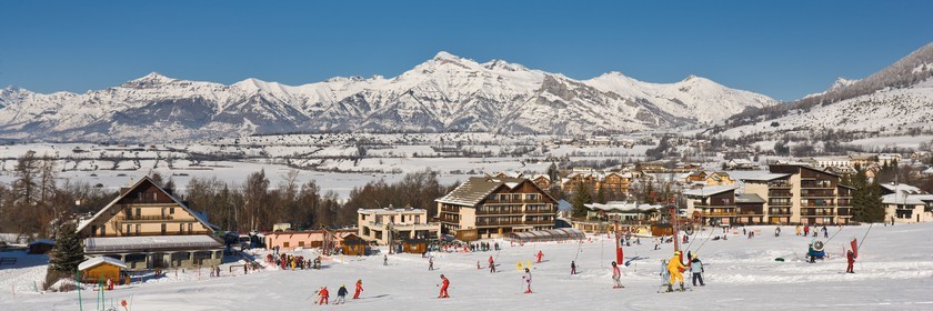 Ancelle, le front de neige Pré Joubert