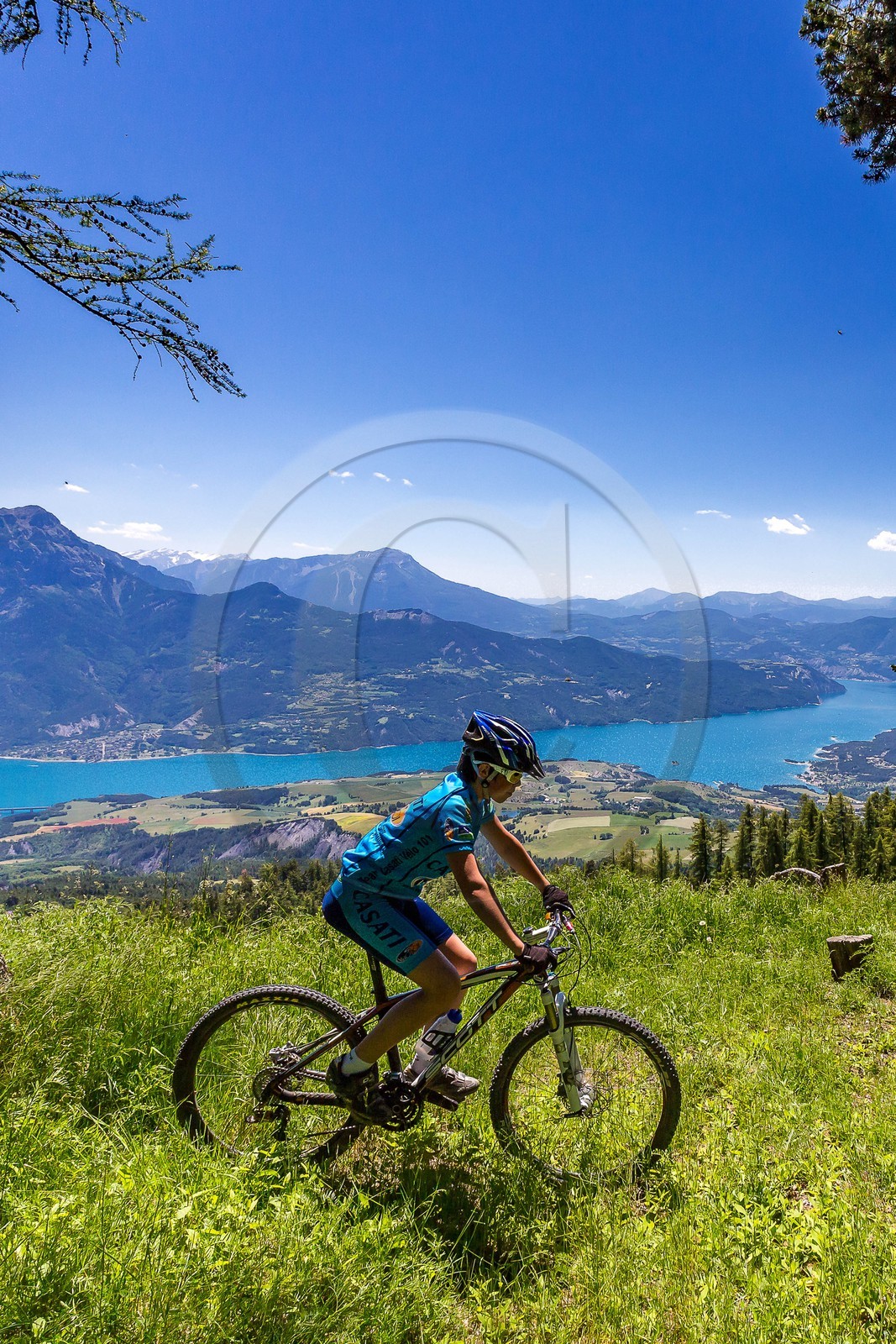 Réallon, vtt à Plate Longue