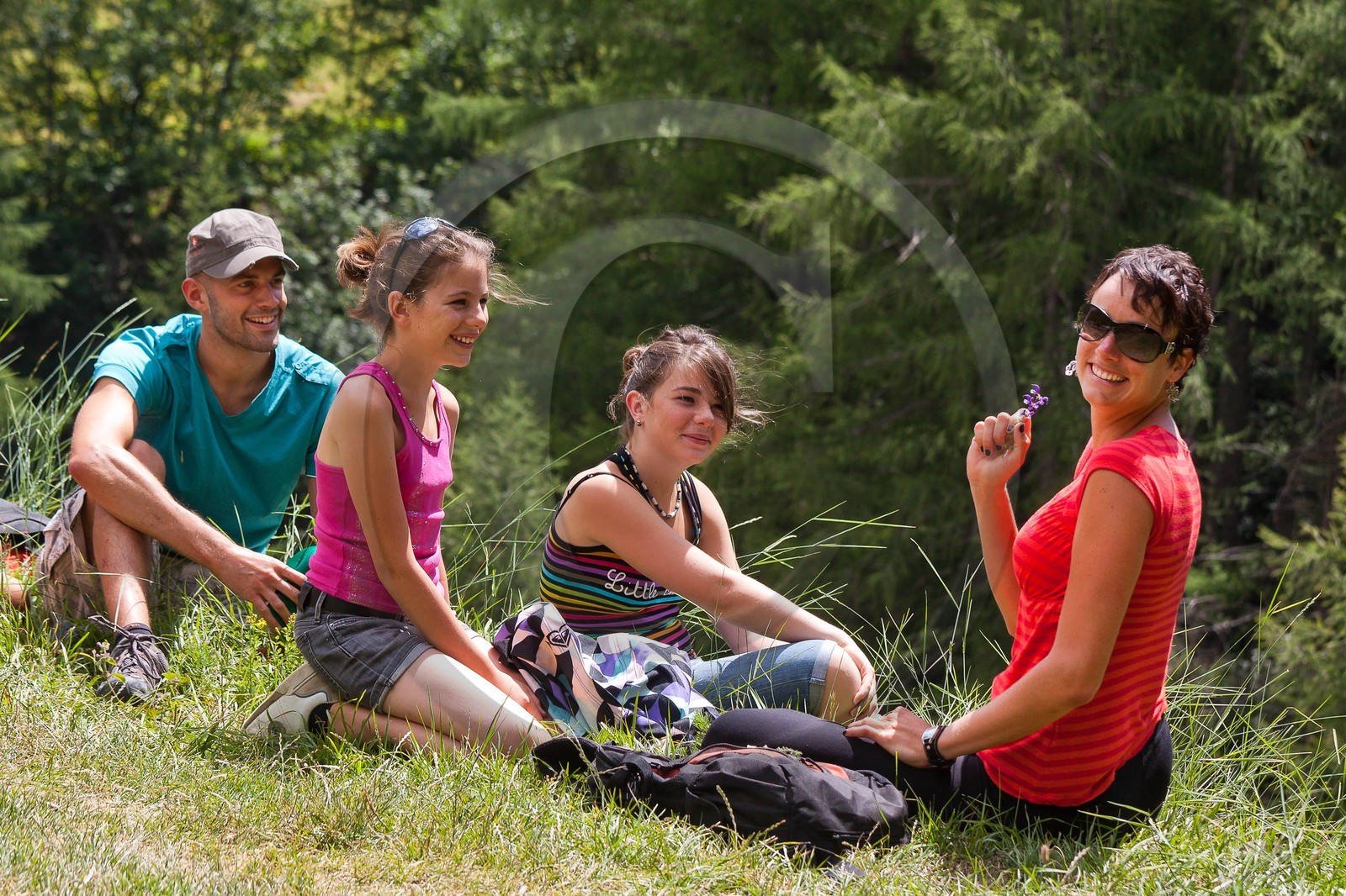 Randonnée famille montagne