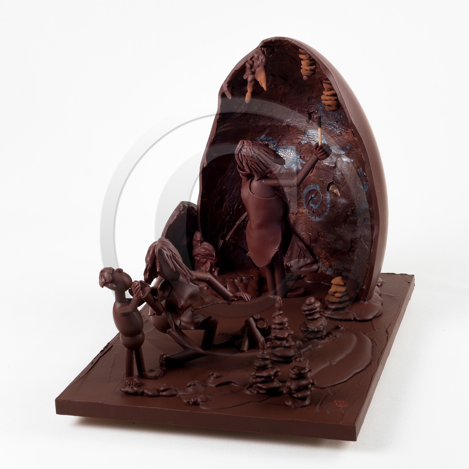Exposition Influences, Petite histoire de l'art en chocolat par Luc Eyriey