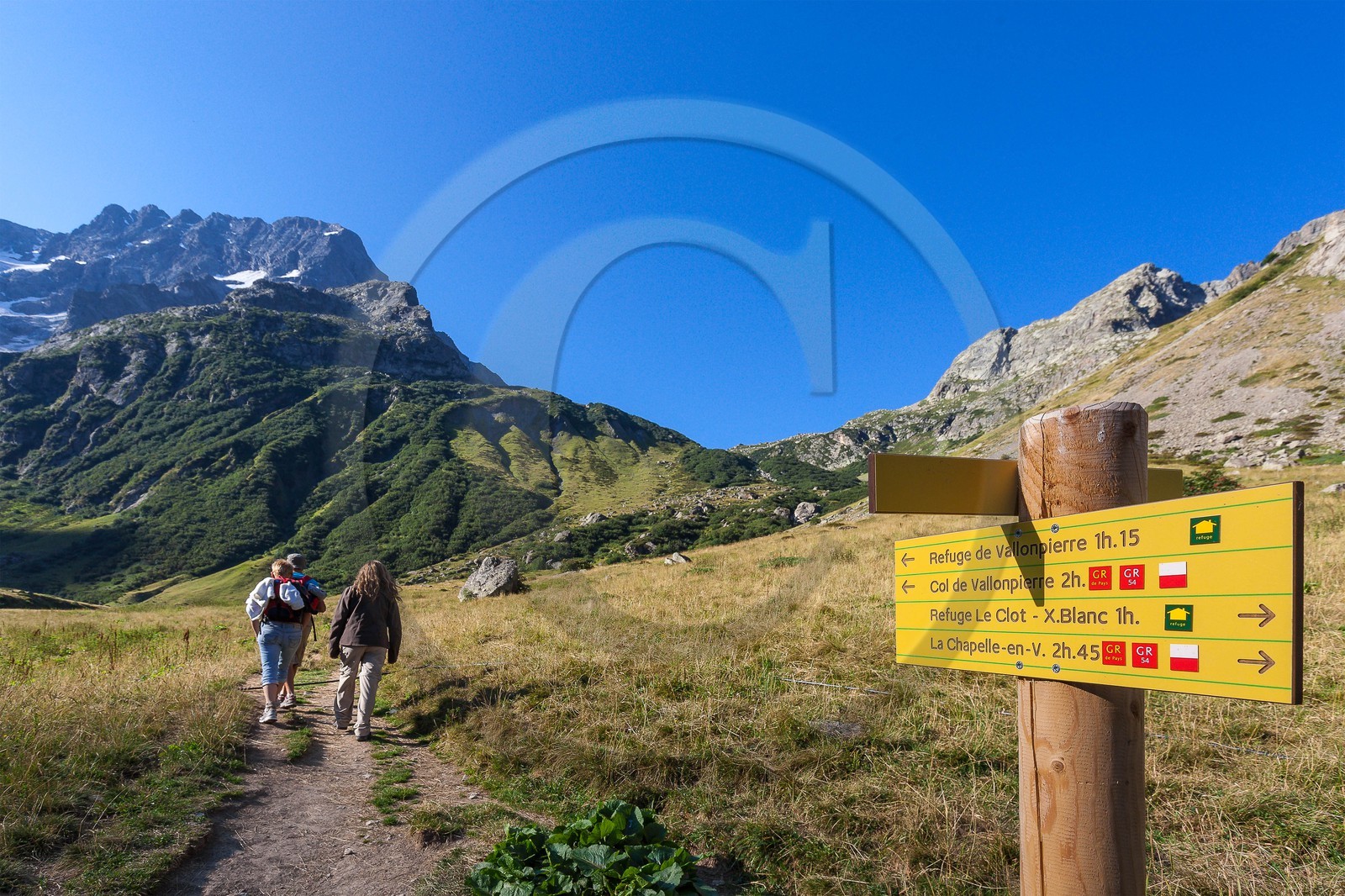 Randonnée vers le refuge de Vallonpierre