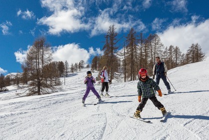 La Condamine-Châtelard, station de ski Saint-Anne La Condamine, ski famille