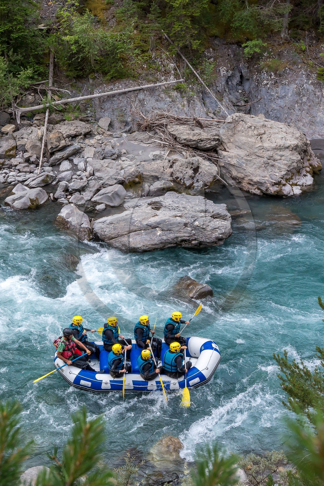 Rafting sur l'Ubaye