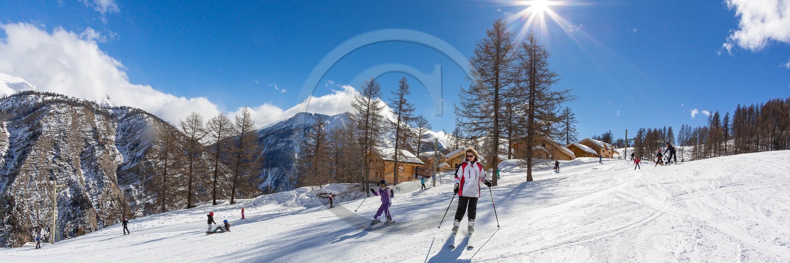 La Condamine-Châtelard, station de ski Saint-Anne La Condamine, ski famille