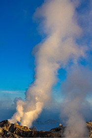 La Soufrière, volcan actif de la Guadeloupe