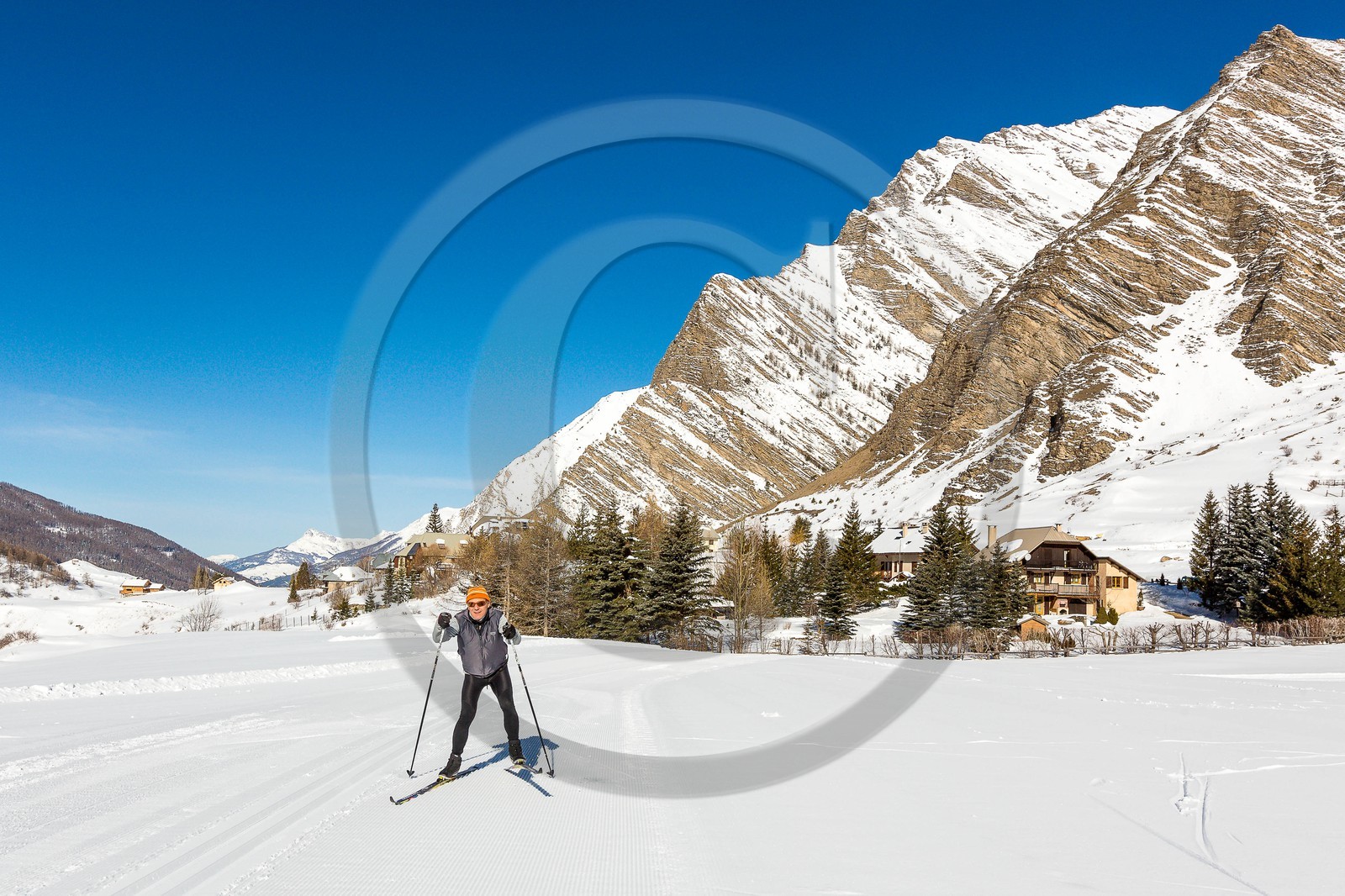 Crévoux, ski de fond