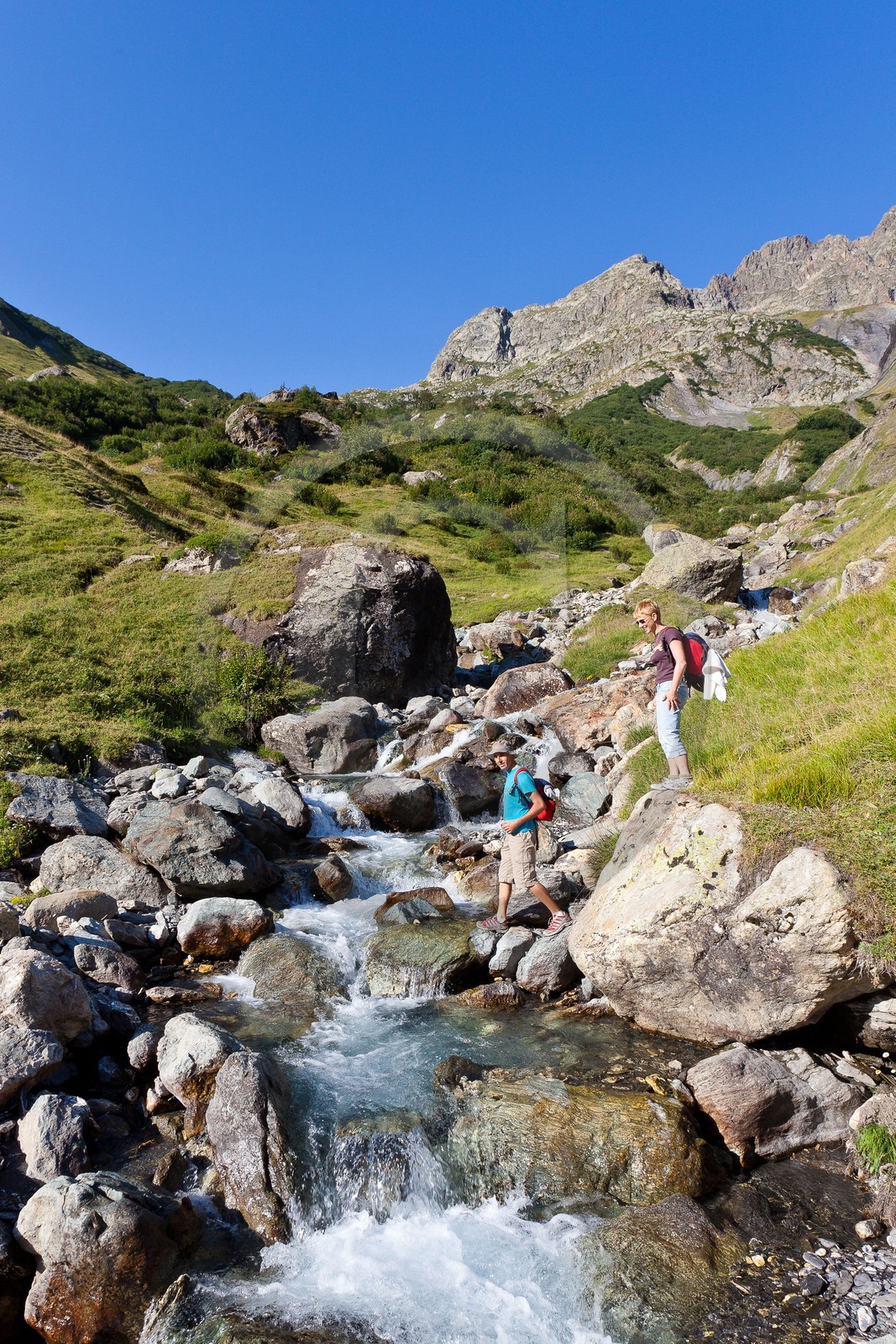 Randonnée vers le refuge de Vallonpierre