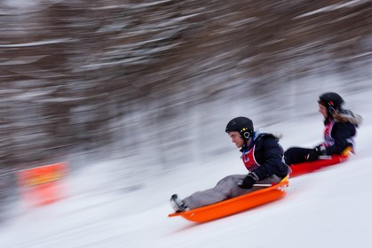 Pays de Serre-Ponçon, Réallon et La Ripaaa, piste de luge 100% naturelle