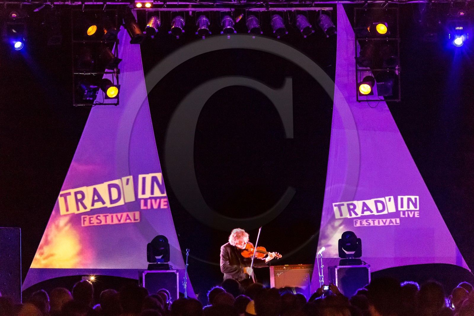 Concert de Didier Lockwood sur la scène du Festival 2012 Trad'in Live à Embrun
