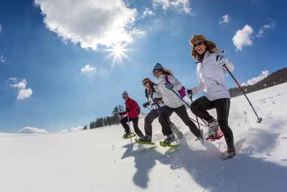 vallée de l'Ubaye, randonnée en raquettes à neige