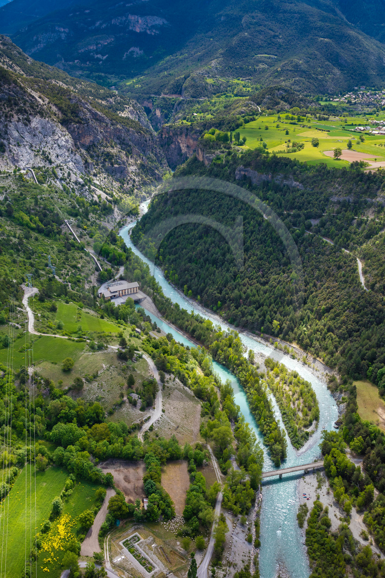 Aménagement de production hydraulique EDF d'Eygliers