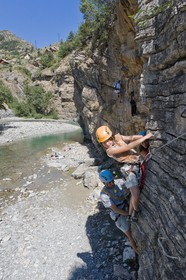 Via ferrata des gorges de la Durance