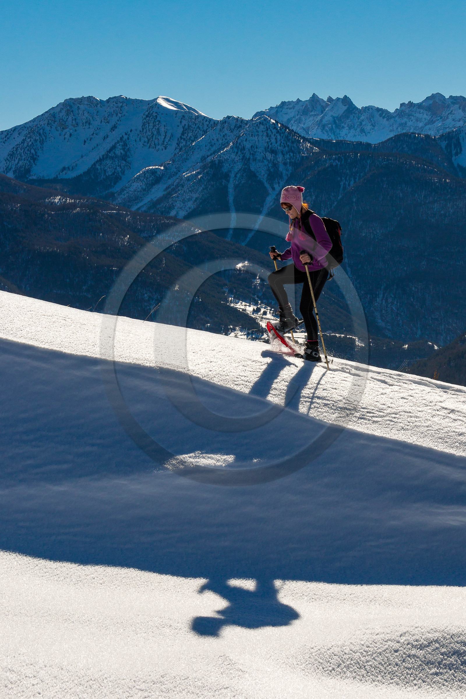 Randonnée en raquettes à neige