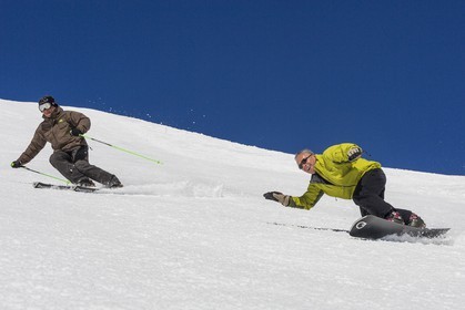 Station de ski d'Orcières 1850, ski et snowboard sur pistes