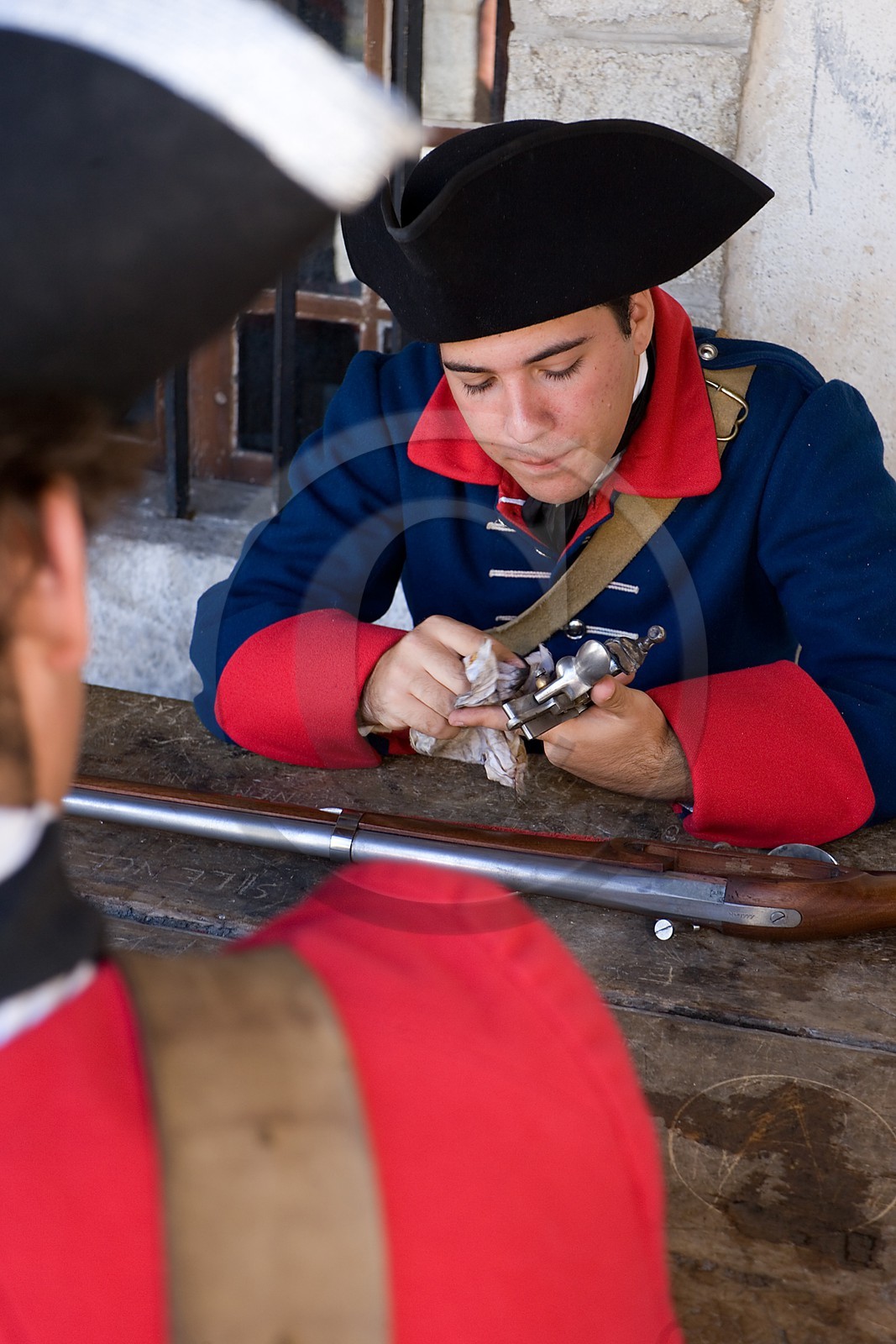 Briançon, l'association Les regiments du passé reconstituent la vie civile et militaire
