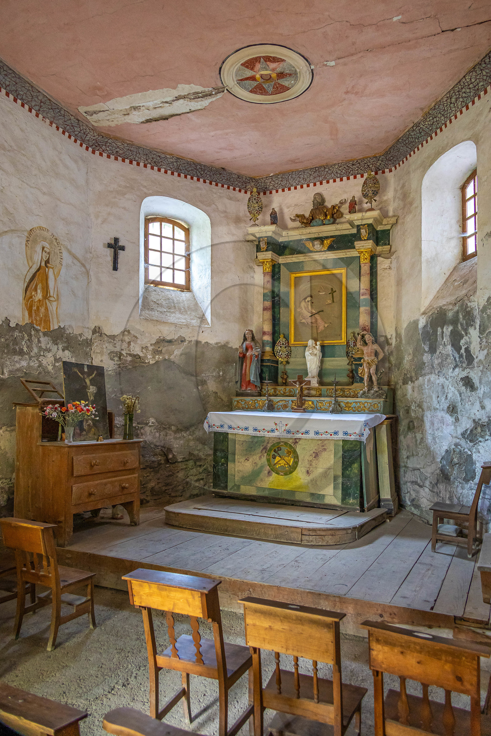 Les Contamines-Montjoie , chapelle du Baptieu