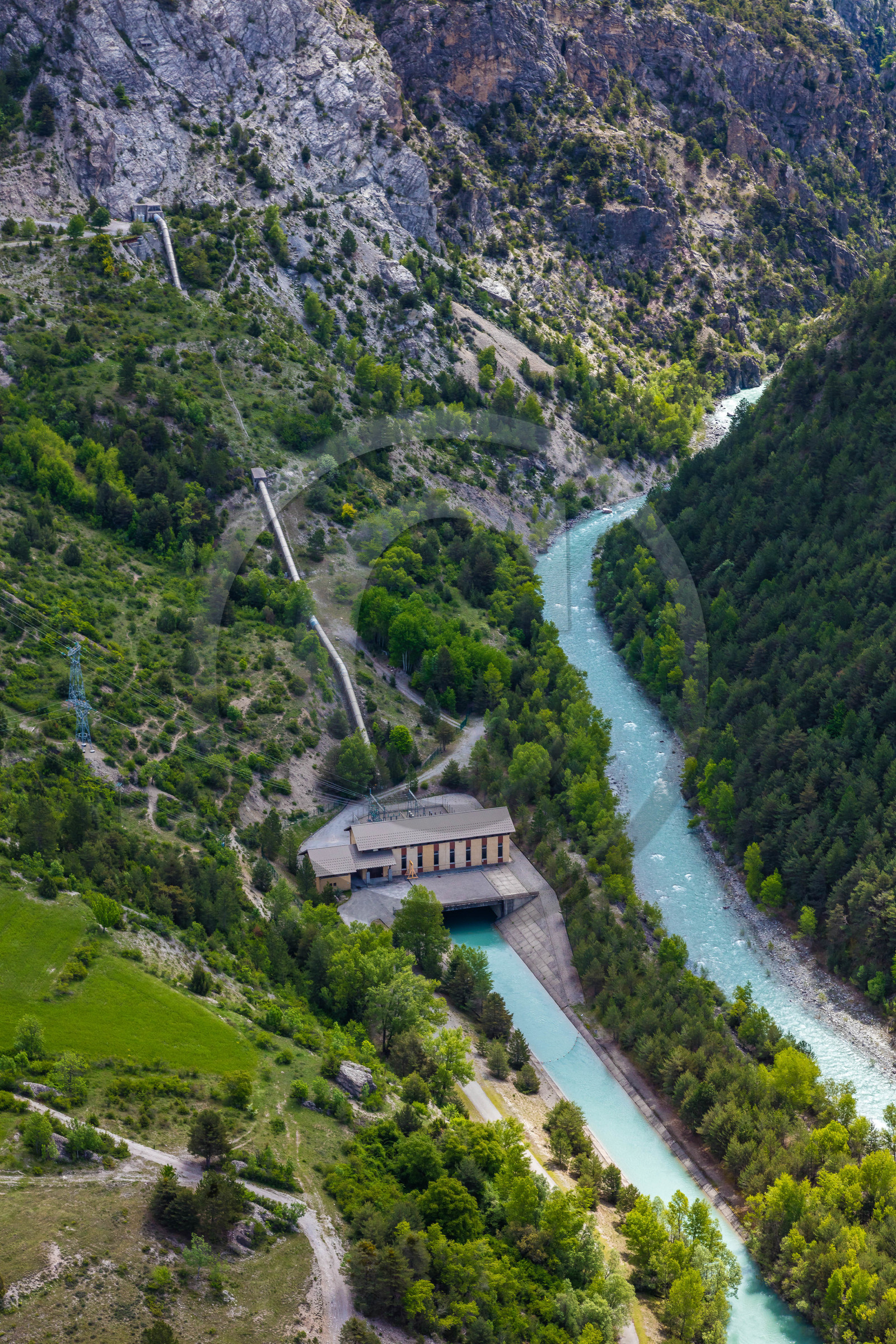 Aménagement de production hydraulique EDF d'Eygliers