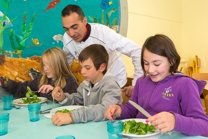 Briançon, restauration scolaire de Fortville