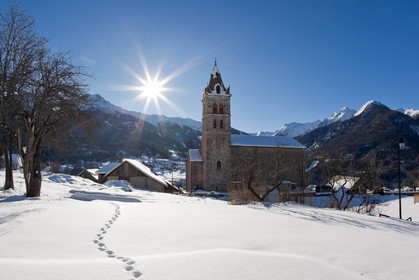 Les Orres Village, Eglise du XV°siècle Sainte-Marie-Madeleine